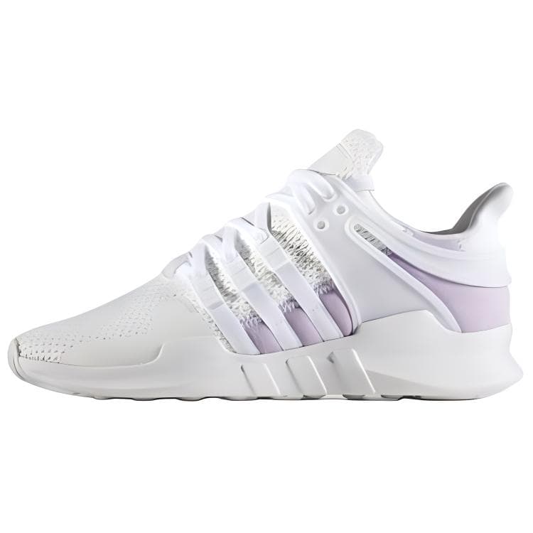 Кроссовки для бега Adidas Originals EQT Support ADV противоскользящие низкие беговые кроссовки для женщин белые фиолетовые - изображение 1