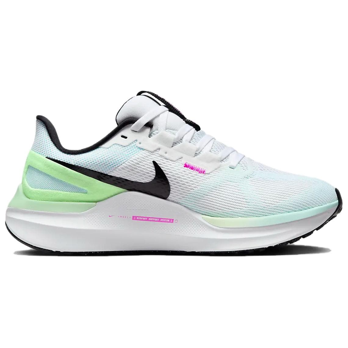 Кроссовки для бега Nike Zoom Structure 25 Удобный Низкий Топ Повседневный Бег на длинные дистанции Городская Коммутация - изображение 2