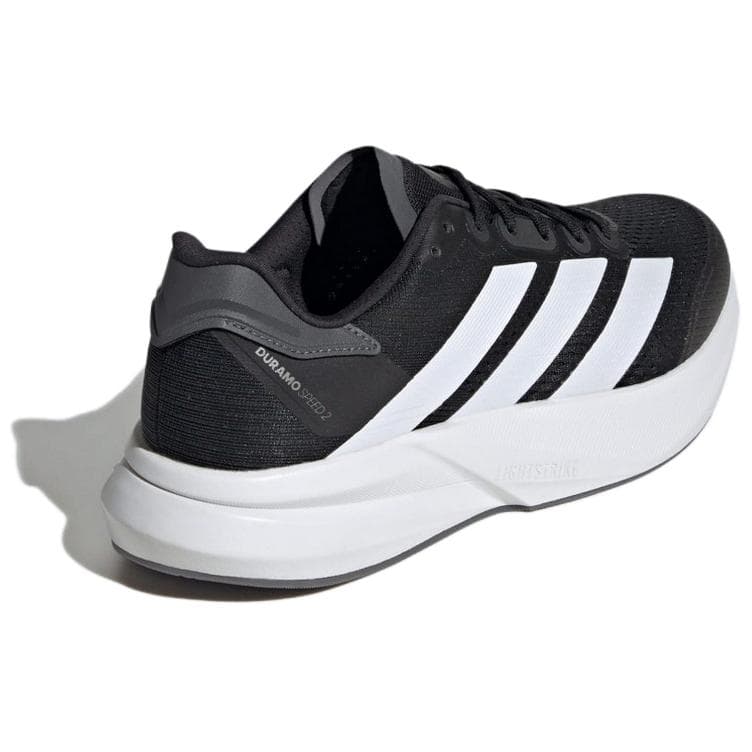 Кроссовки для бега Adidas Galaxy Амортизация Дышащие Низкие Беговые Кроссовки Мужские Черно-Белые - изображение 4