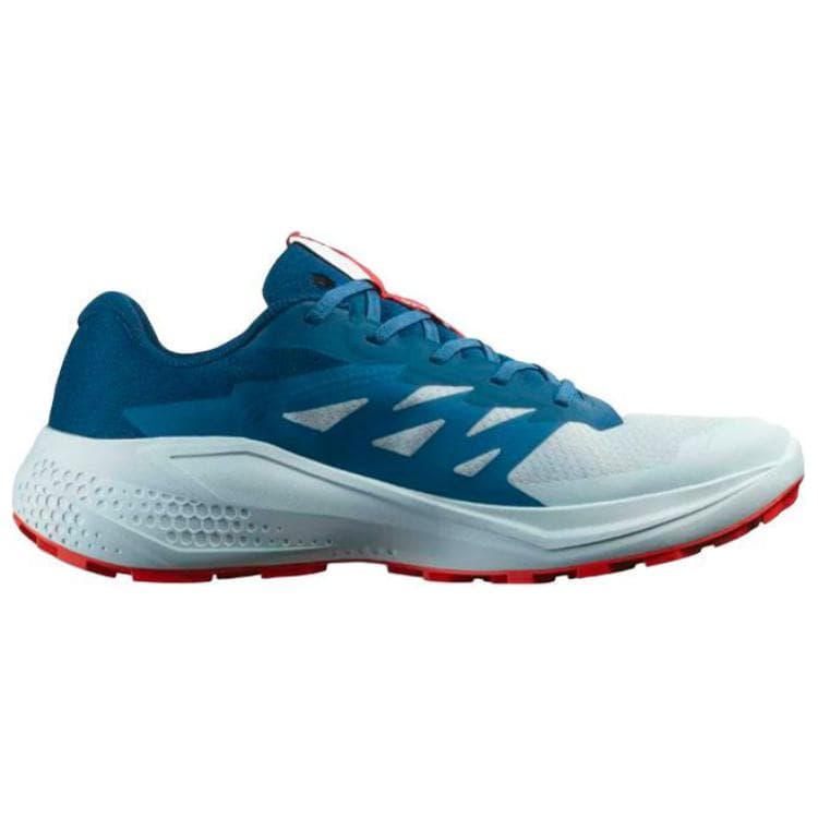 Кроссовки Salomon ALPHAGLIDE Удобная Беговая Обувь Женская Синяя Красная - изображение 2