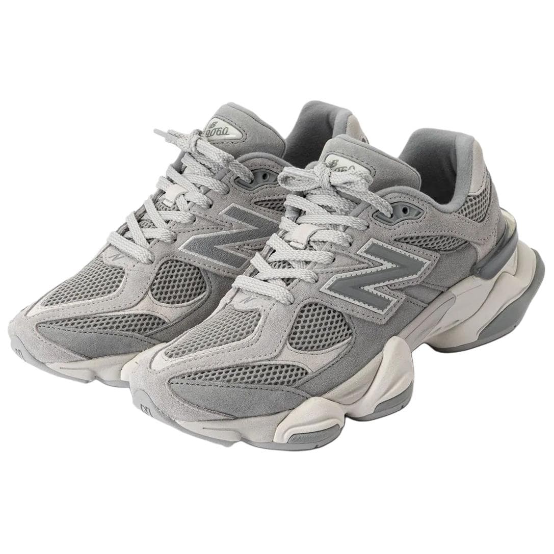 Кроссовки для бега New Balance NB 9060 Устойчивые к истиранию низкие повседневные беговые кроссовки Мужские Серые - изображение 2