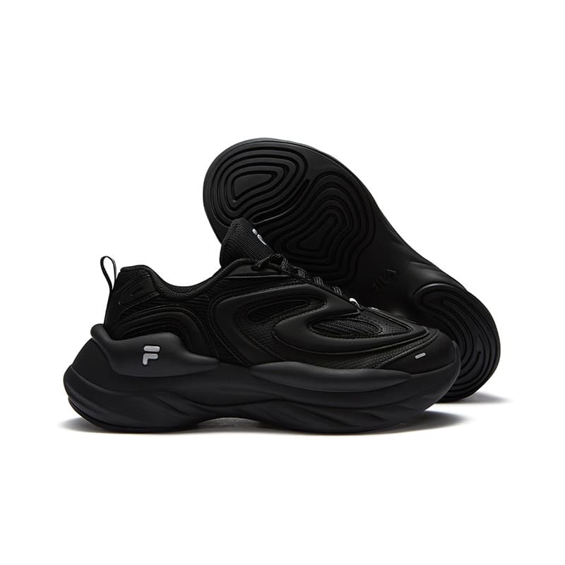 Кроссовки FILA FUSION BUZZARD Meteorite Shoes Low Топ Повседневная обувь Женские Черный - изображение 3