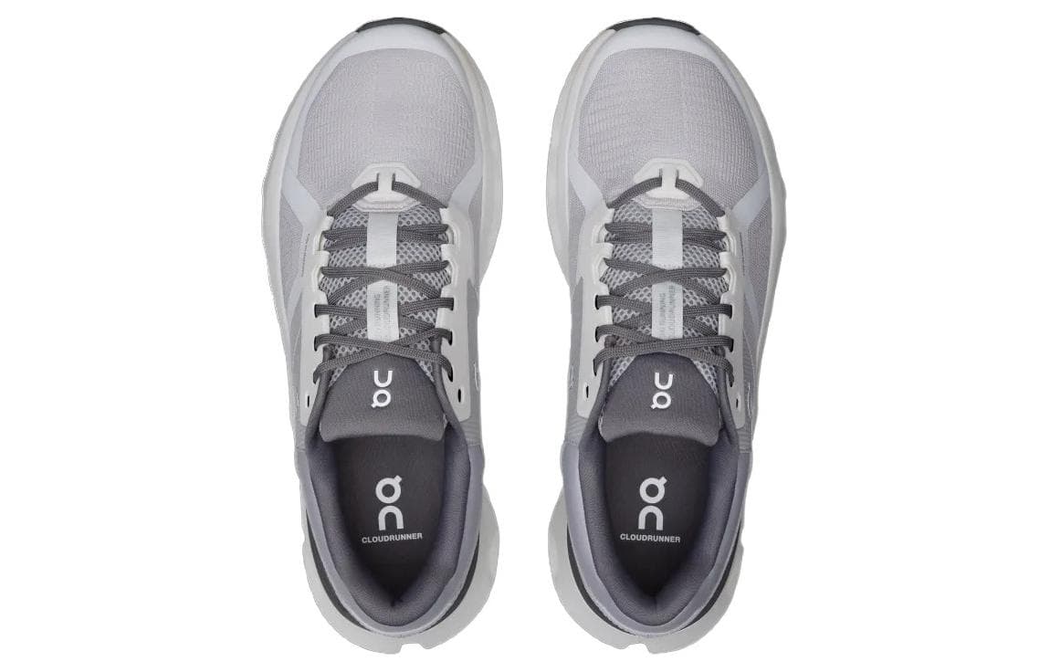 Кроссовки для бега On Cloudrunner 2 Grey White — фото 3