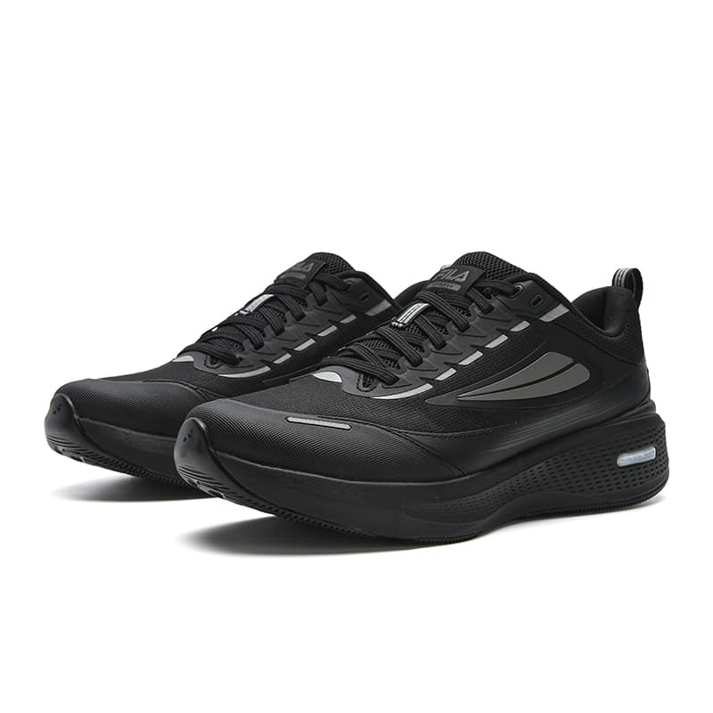 Кроссовки для бега FILA NUVOLE 3 Амортизация Устойчивость к истиранию Дышащий Верх Легкий Отскок Низкие Кроссовки для бега Женские Черные - изображение 3