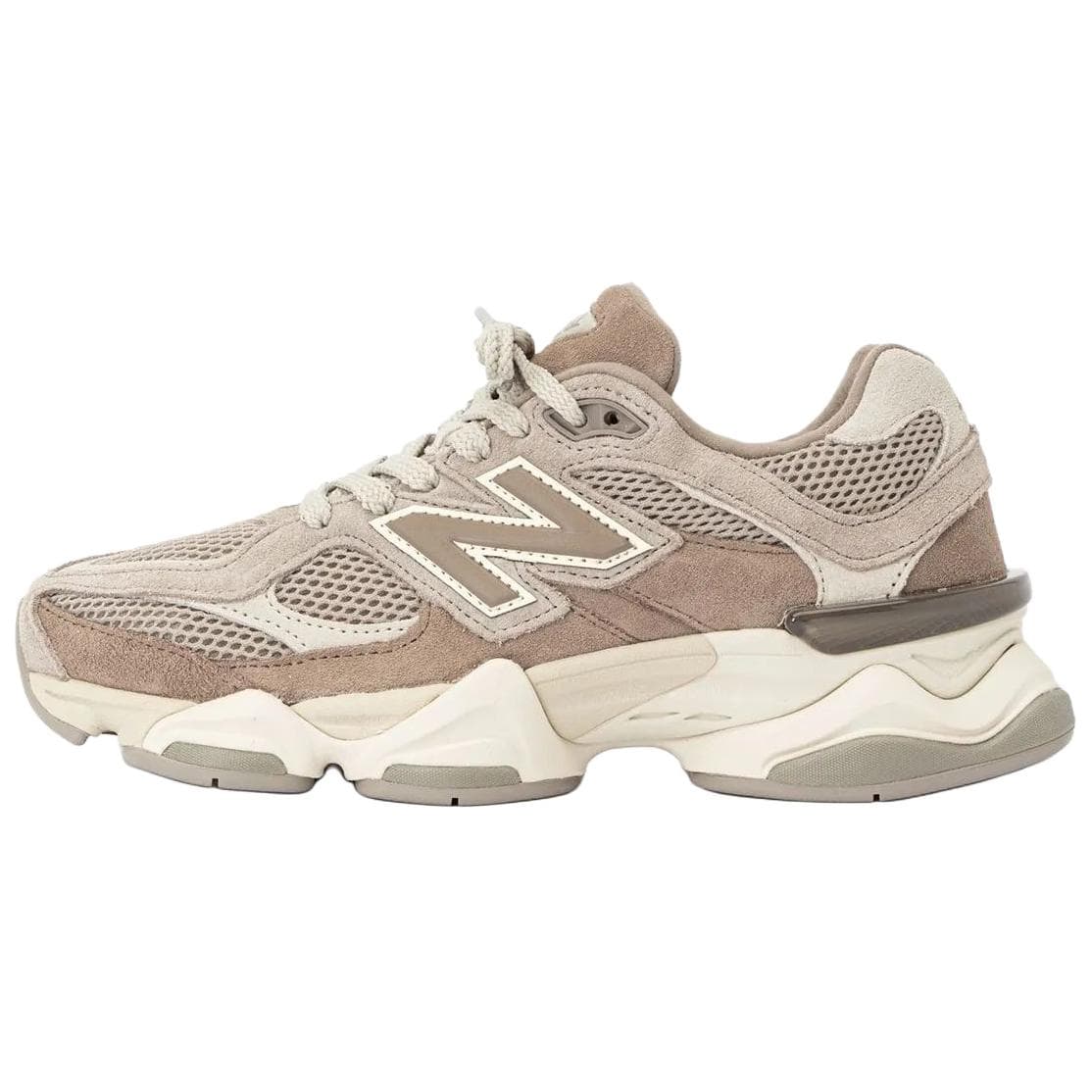 Кроссовки для бега New Balance NB 9060 Устойчивые к истиранию низкие беговые кроссовки для мужчин серо-коричневые - изображение 1