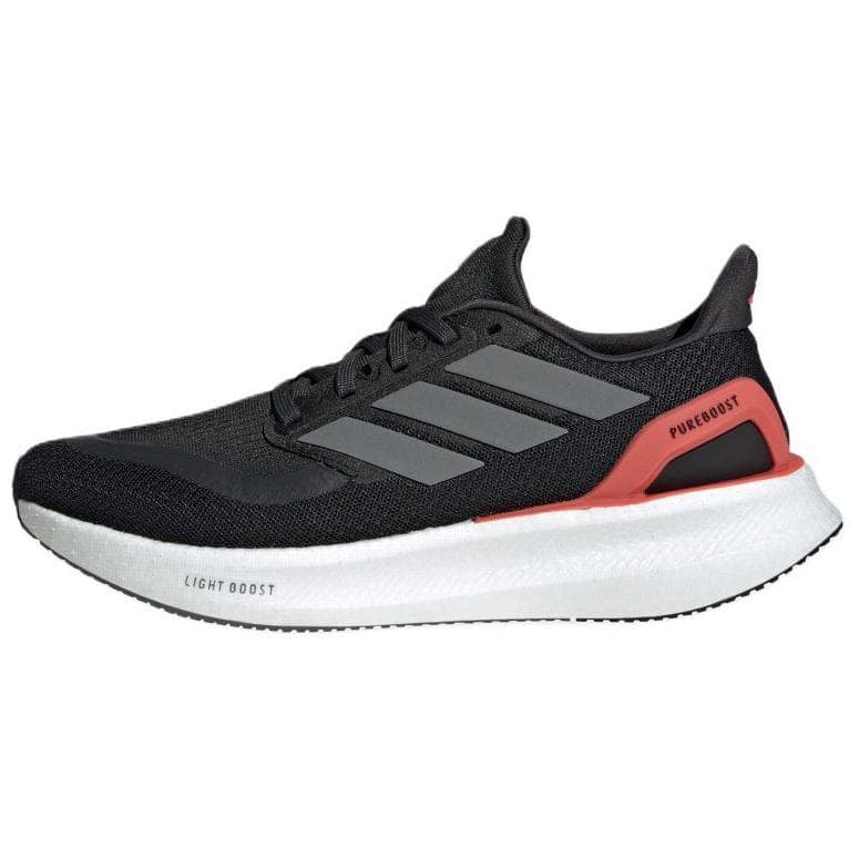 Кроссовки для бега Adidas PUREBOOST 5 Сетчатая ткань противоскользящие устойчивые к истиранию низкий топ беговые кроссовки женские черные - изображение 1
