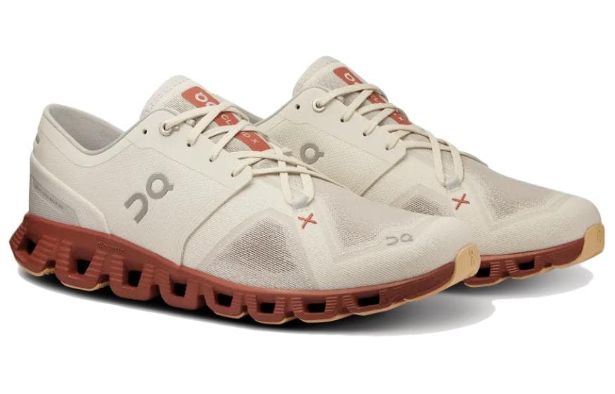 Кроссовки для бега On Cloud X 3 White Red — фото 3
