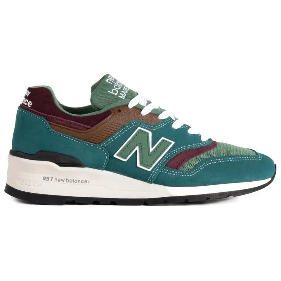Кроссовки для бега New Balance NB 997 Мягкий и Комфортный Низкий Топ Беговые Кроссовки Унисекс Зеленый - изображение 2