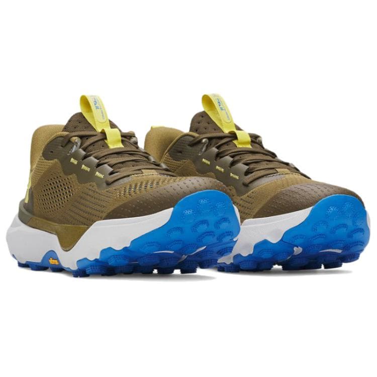 Кроссовки для бега Under Armour Infinite Pro Износостойкие Низкие Кроссовки Для Беговых Трасс Унисекс Зеленые - изображение 3