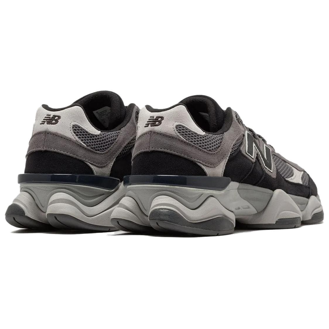Кроссовки для бега New Balance NB 9060 Удобный и Легкий Устойчивый к Износу Низкий Верх Повседневные Беговые Кроссовки Мужские Серый Черный - изображение 3