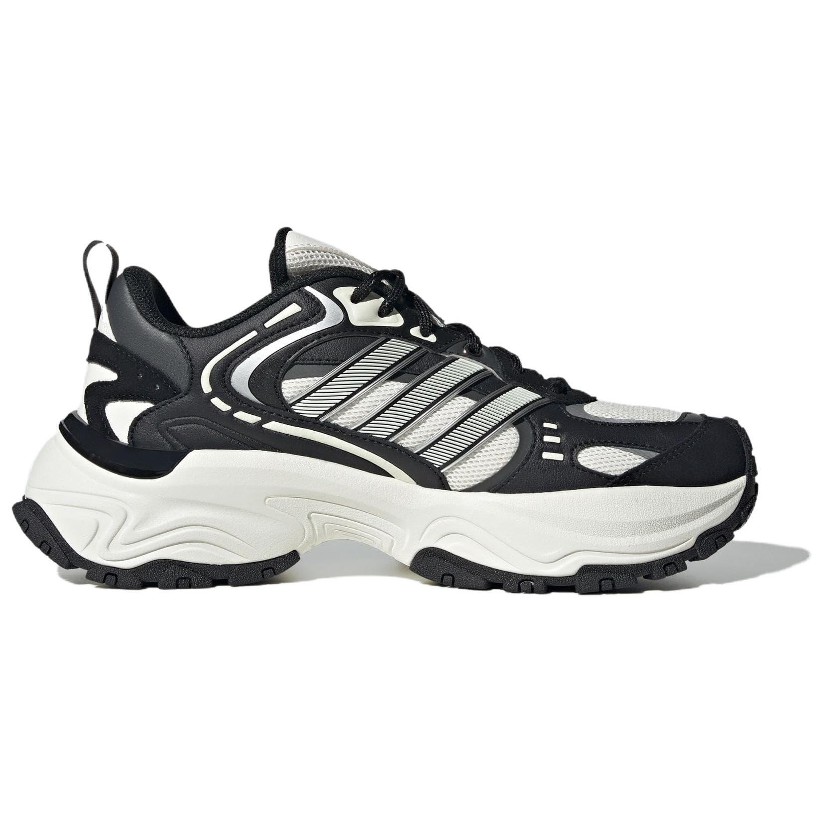 Кроссовки Adidas SHADOW FEVER Противоскользящая Устойчивая к истиранию Низкий Топ Повседневная Обувь Унисекс Черная - изображение 2