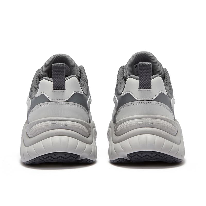 Кроссовки для бега FILA FUSION Морская раковина D Устойчивый к истиранию Низкий Топ Повседневные Беговые Кроссовки Мужские Серые - изображение 4