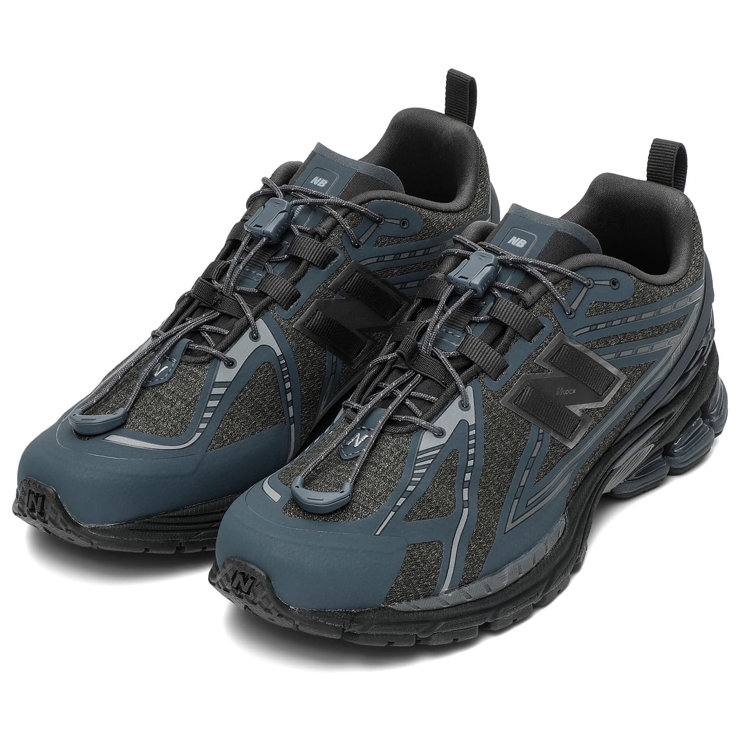 Кроссовки для бега New Balance NB 1906R Low Топ Повседневные Беговые Кроссовки Унисекс Серый Синий Зеленый - изображение 3