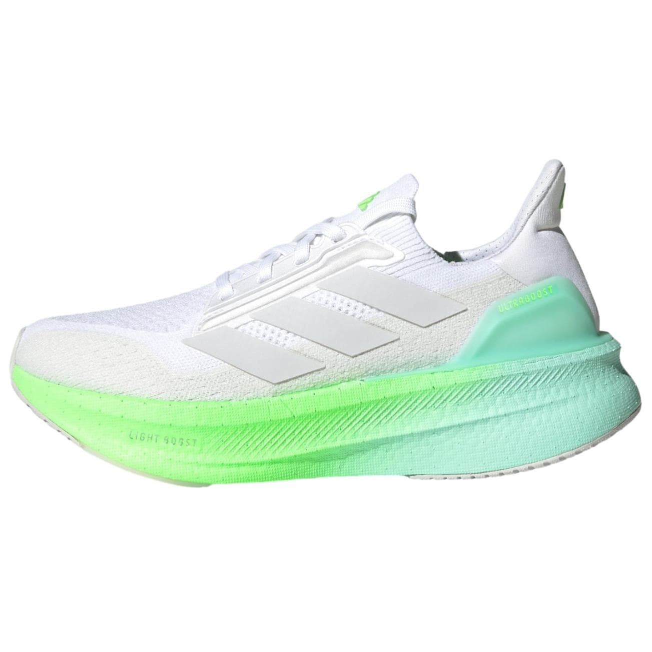 Кроссовки для бега Adidas ULTRABOOST 5X Амортизация Легкость и Легкость Низкий Верх Повседневные Беговые Кроссовки Женские Белый Зеленый - изображение 1