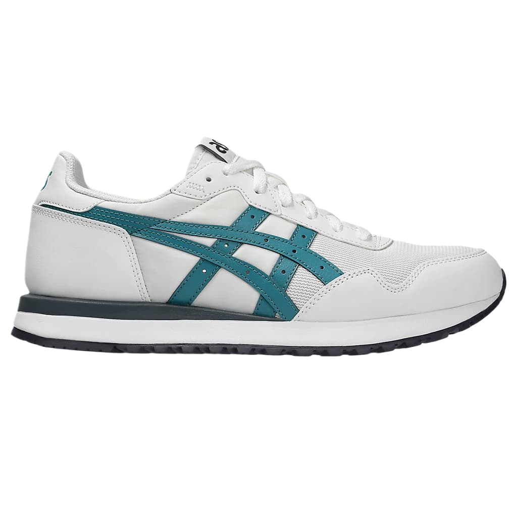 Кроссовки Asics Tiger Runner 2 Синтетическая кожа Амортизация Низкие кеды для бега Унисекс Белый Зеленый - изображение 2