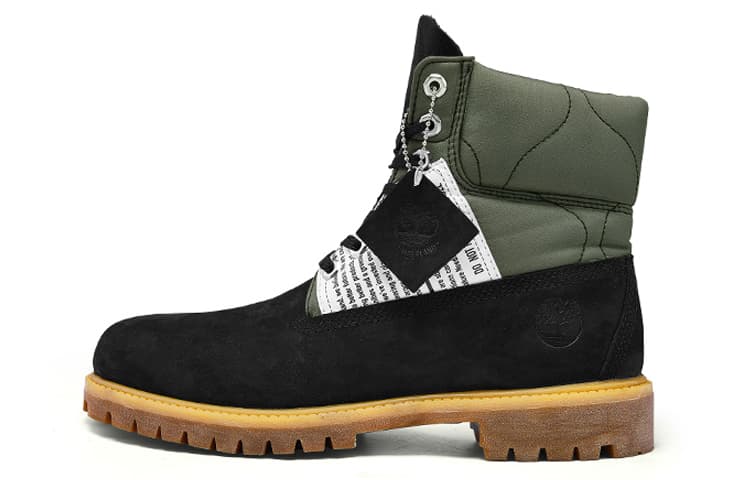 Ботинки уличные Timberland 6 Inch Black Green - изображение 1