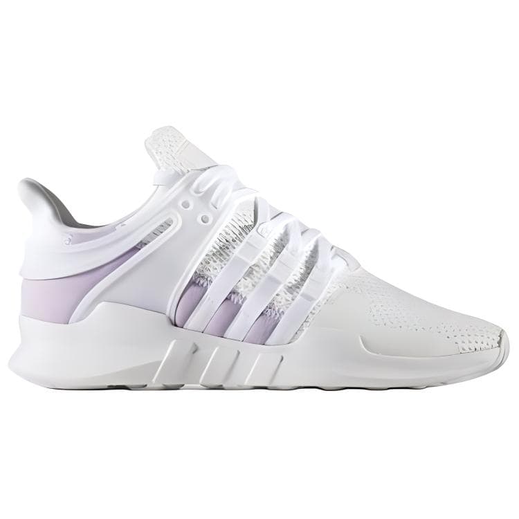 Кроссовки для бега Adidas Originals EQT Support ADV противоскользящие низкие беговые кроссовки для женщин белые фиолетовые - изображение 2