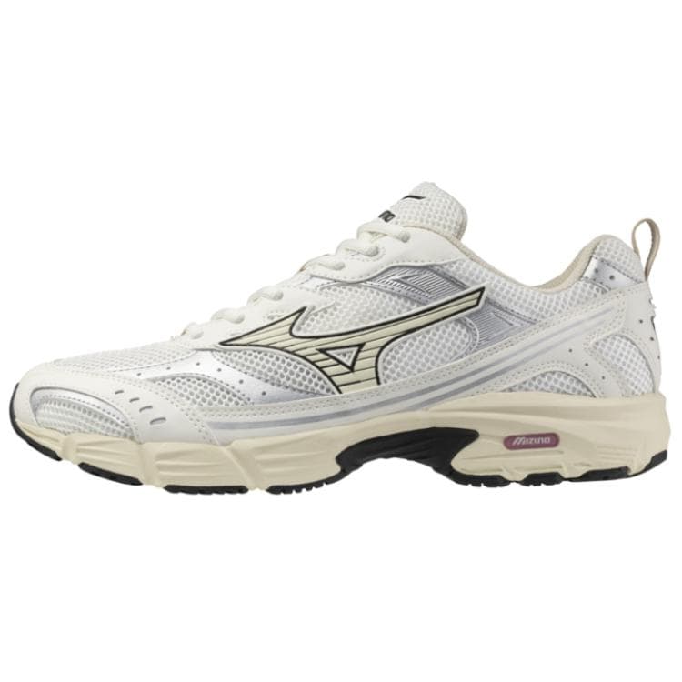 Кроссовки для бега Mizuno противоскользящие устойчивые к истиранию низкие повседневные беговые кроссовки мужские серебристый и бежевый - изображение 1