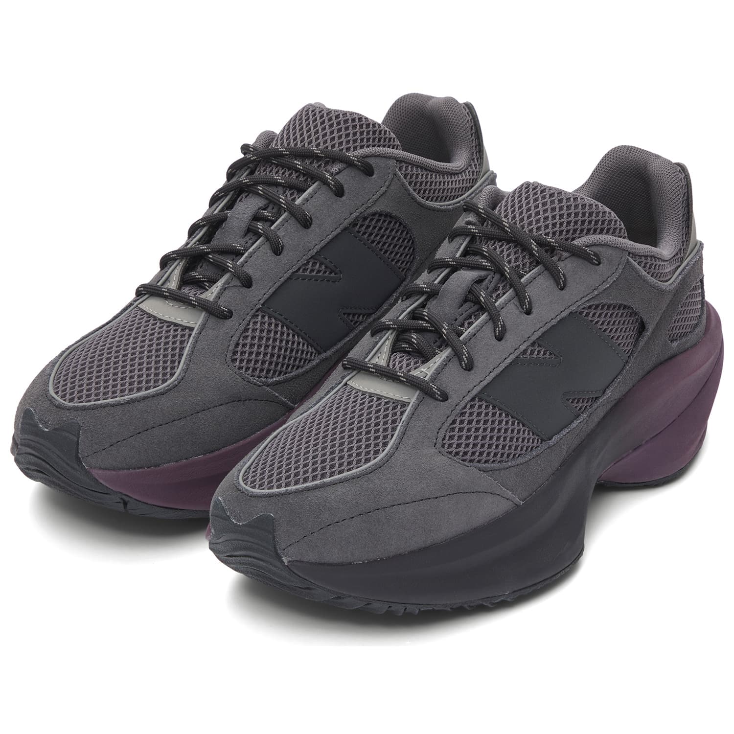Кроссовки для бега new balance Wrpd Runner визуально увеличивает рост Low Топ Беговые кроссовки Унисекс Хэллоуин Фиолетовый - изображение 3
