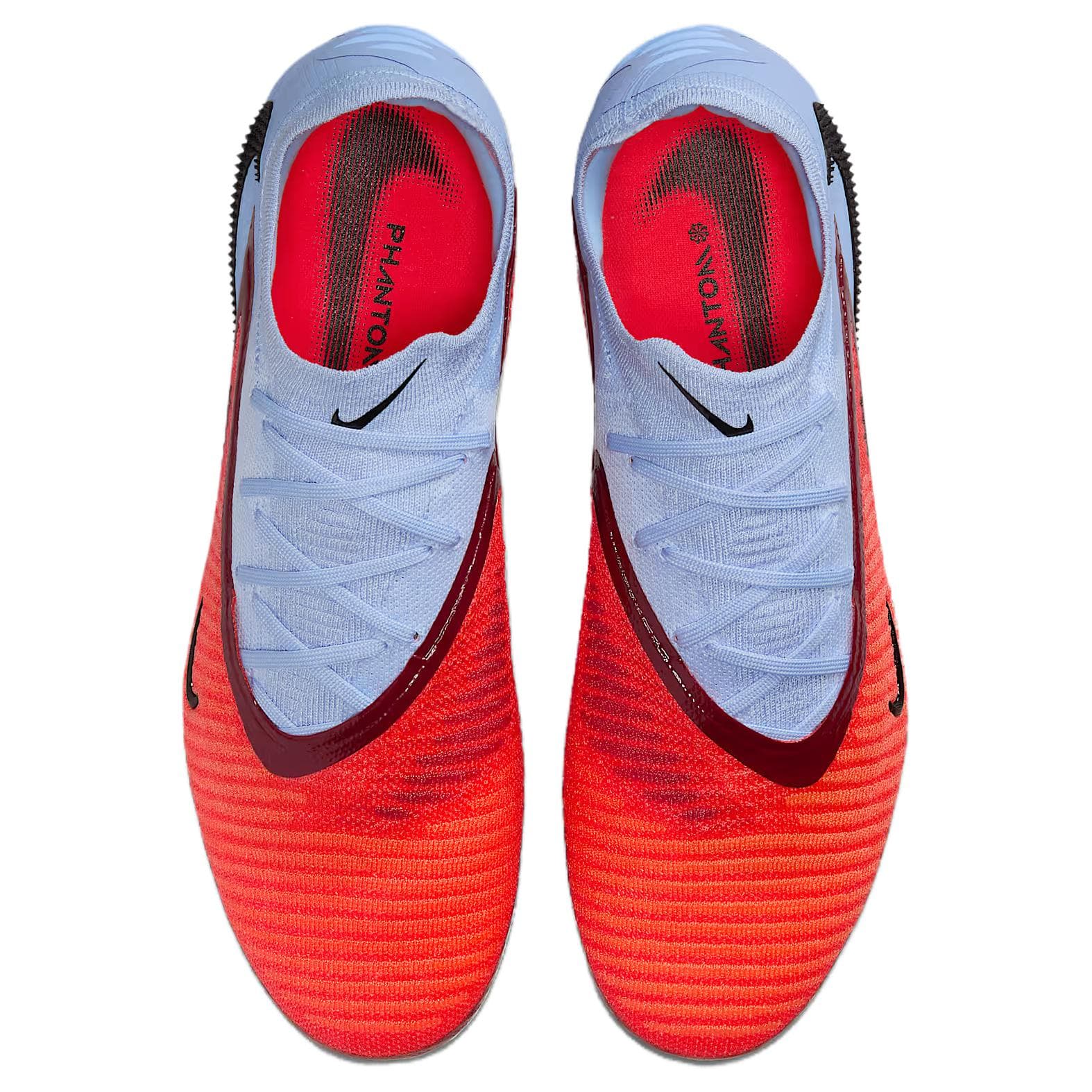 Кроссовки для футбола NIKE Phantom 6 AG Искусственная трава Синтетическая кожа Футбольные бутсы Мужской Синий красный - изображение 4