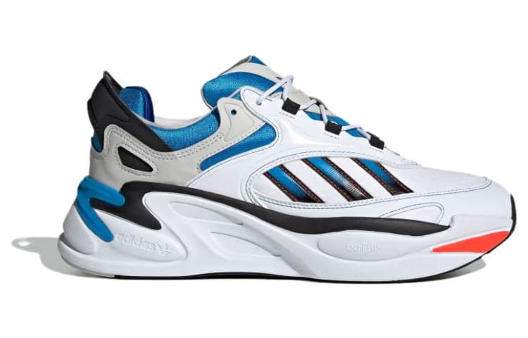 Кроссовки для бега Adidas Originals Ozmorphis Ткань Противоскользящая Устойчивая к истиранию Низкие Беговые кроссовки Мужские Белые Синие - изображение 2