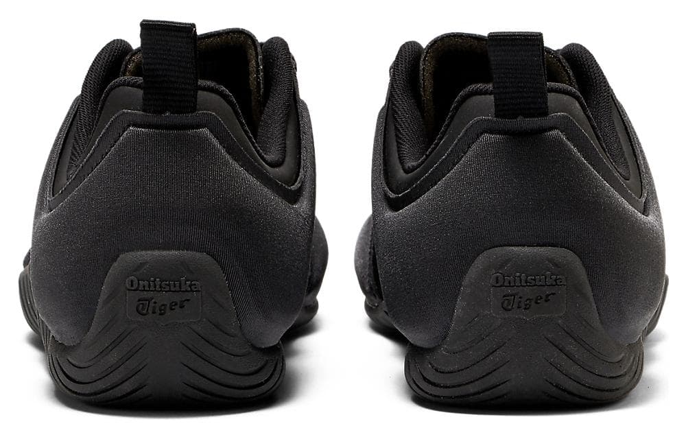 Кроссовки для бега Onitsuka Tiger Sclaw Устойчивые к истиранию Низкие Беговые кроссовки Унисекс Черные - изображение 4