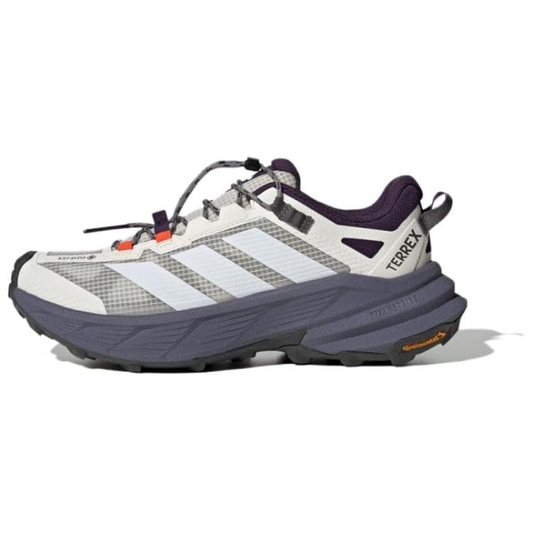 Кроссовки для бега adidas Terrex FREE HIKER ПУ (полиуретан) Текстиль Низкие Повседневные Беговые Кроссовки Унисекс Белый Фиолетовый - изображение 1