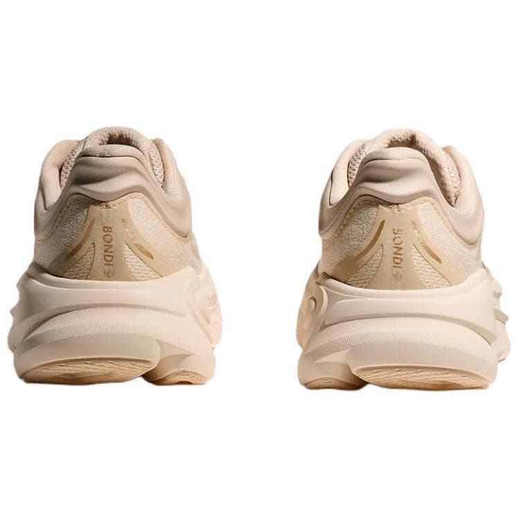 Кроссовки для бега HOKA ONE ONE Bondi 9 Дышащий Low Топ Повседневный Городская коммутация Беговые кроссовки Женские Бежевый - изображение 3