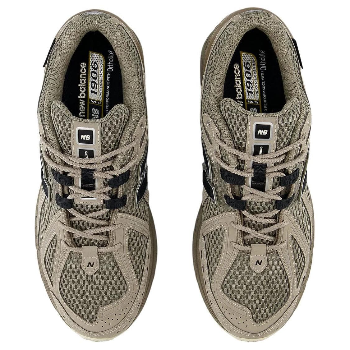 Кроссовки для бега New Balance NB 1906R Low Топ Повседневные Городские Коммутатор Беговые Кроссовки Унисекс Коричневый - изображение 4