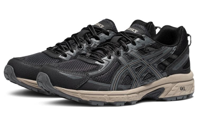 Кроссовки для бега Asics Gel-Venture 6 Black Grey - изображение 2