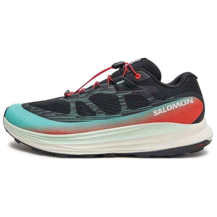 Кроссовки для бега Salomon Ultra Glide 2 Противоскользящие устойчивые к истиранию низкие беговые кроссовки для мужчин черные - изображение 1