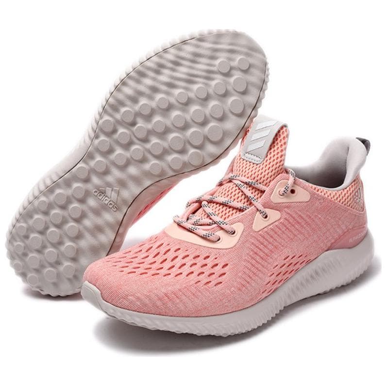 Кроссовки для бега Adidas Противоскользящие Износостойкие Низкие Беговые Кроссовки Женские Светло-Розовые - изображение 6