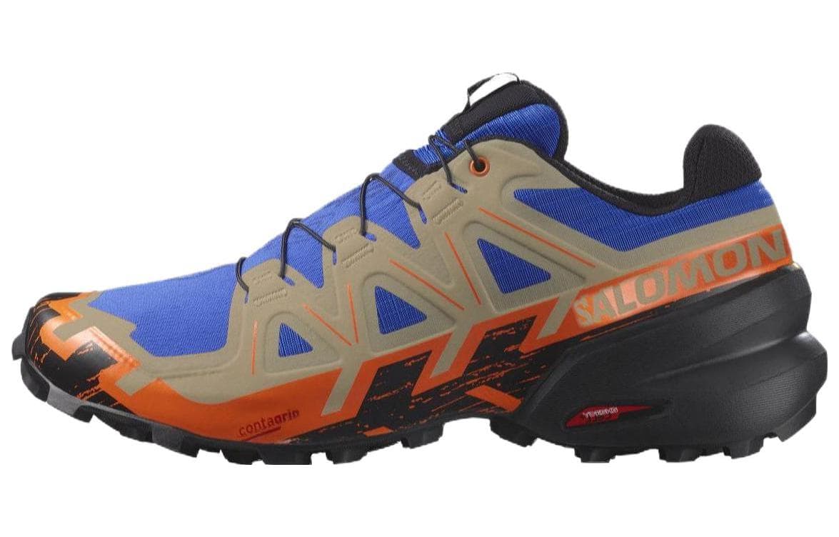 Кроссовки Salomon Speedcross 6 Беговые кроссовки Мужские Синие Серые - изображение 1