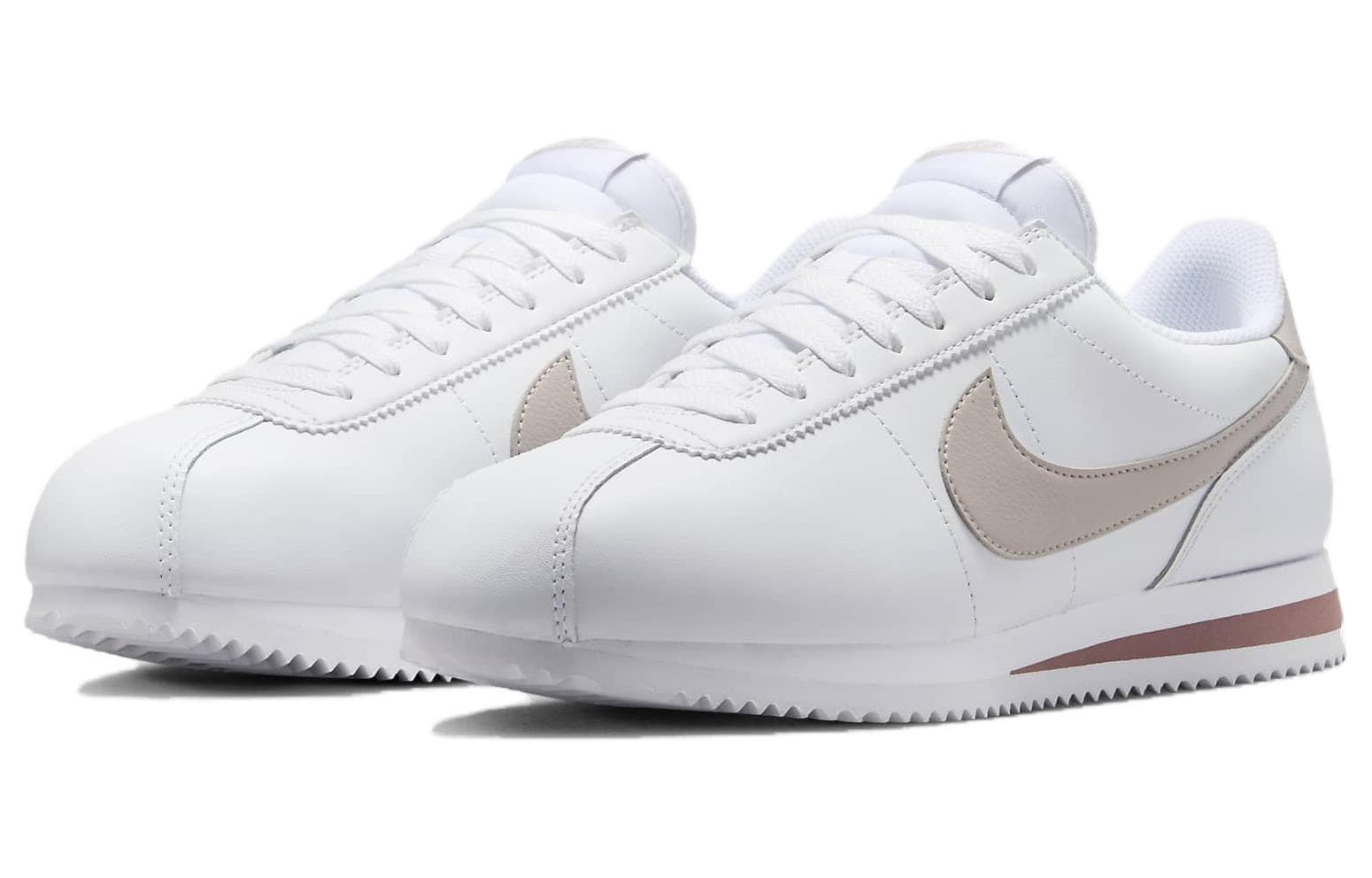 Кроссовки для бега Nike Cortez White Brown - изображение 3