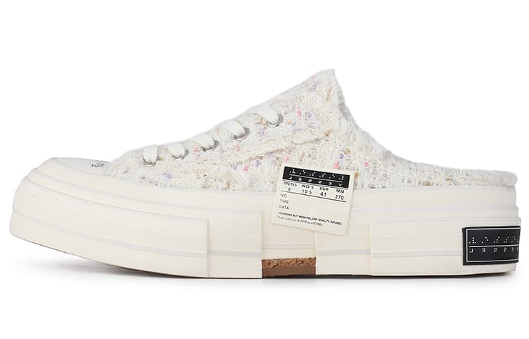 Кроссовки xVESSEL G.O.P. Slip On "White Tweed" - изображение 1
