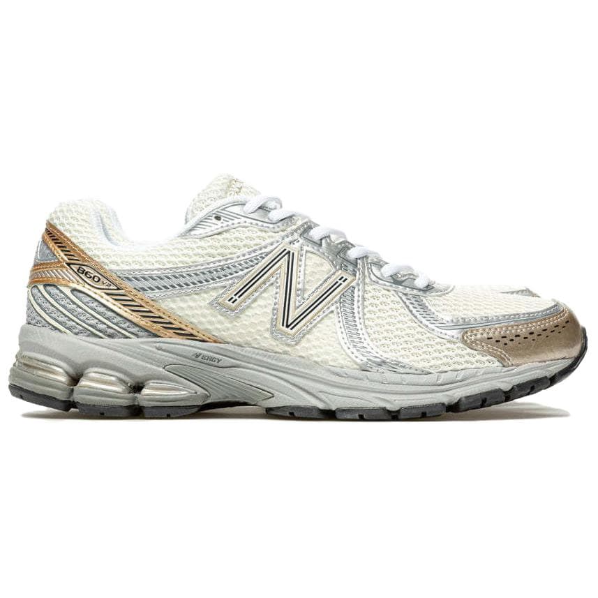 Кроссовки для бега New Balance 860 V2 Дышащий Низкий Топ Бег на длинные дистанции Спринт Беговые кроссовки Унисекс Серый Платина - изображение 2