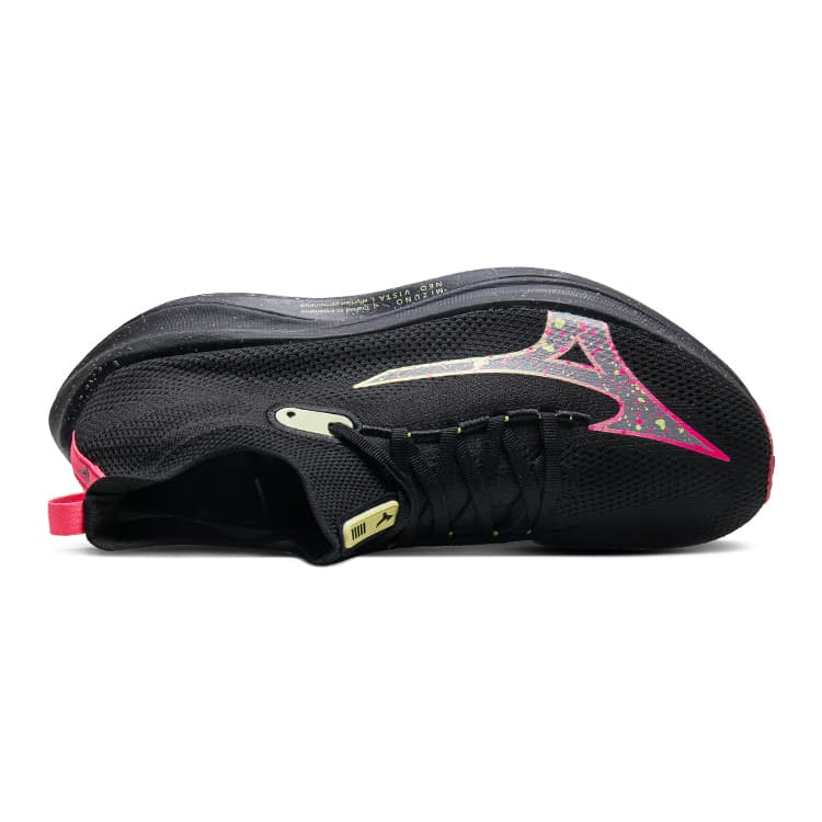Кроссовки для бега Mizuno Neo Vista Аbrasion Resistant Дышащие Беговые кроссовки Унисекс Черные - изображение 4