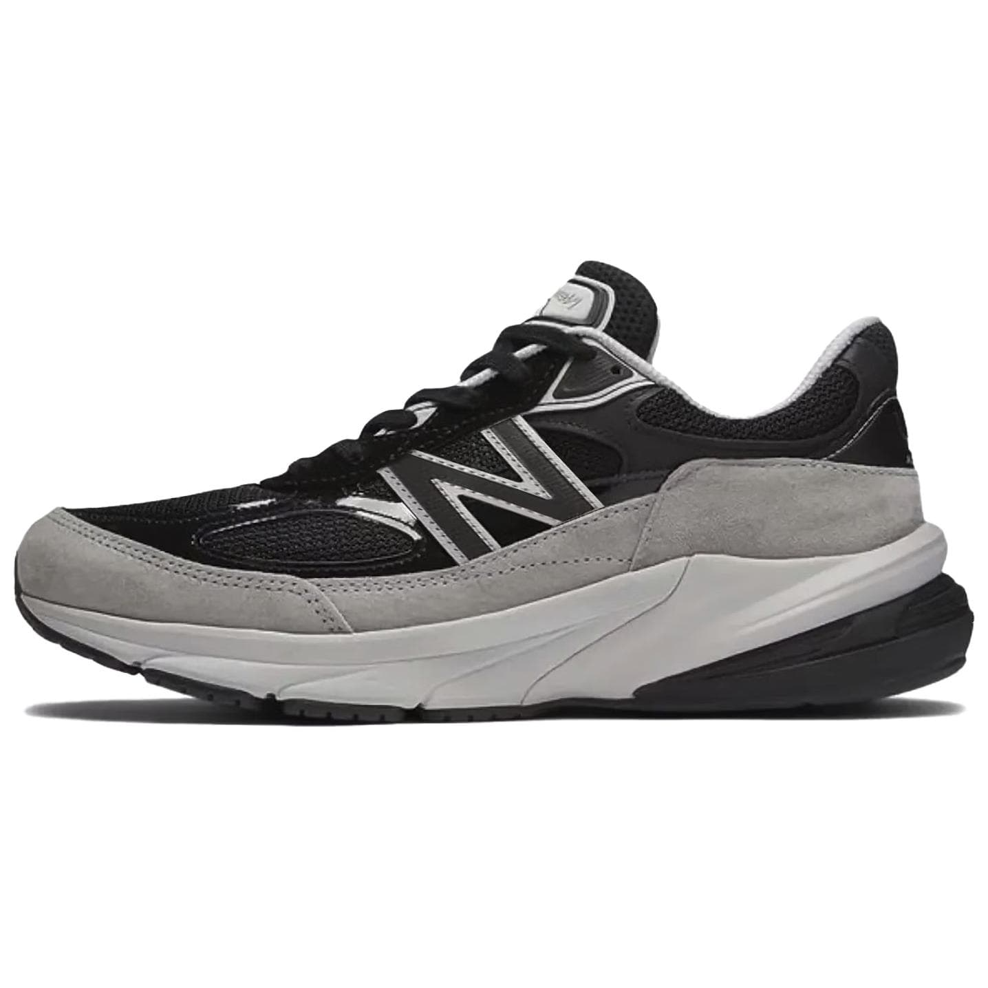 Кроссовки для бега New Balance NB 990 V6 Устойчивые к истиранию Низкие Повседневные Беговые Кроссовки Мужские Черные Серые - изображение 1
