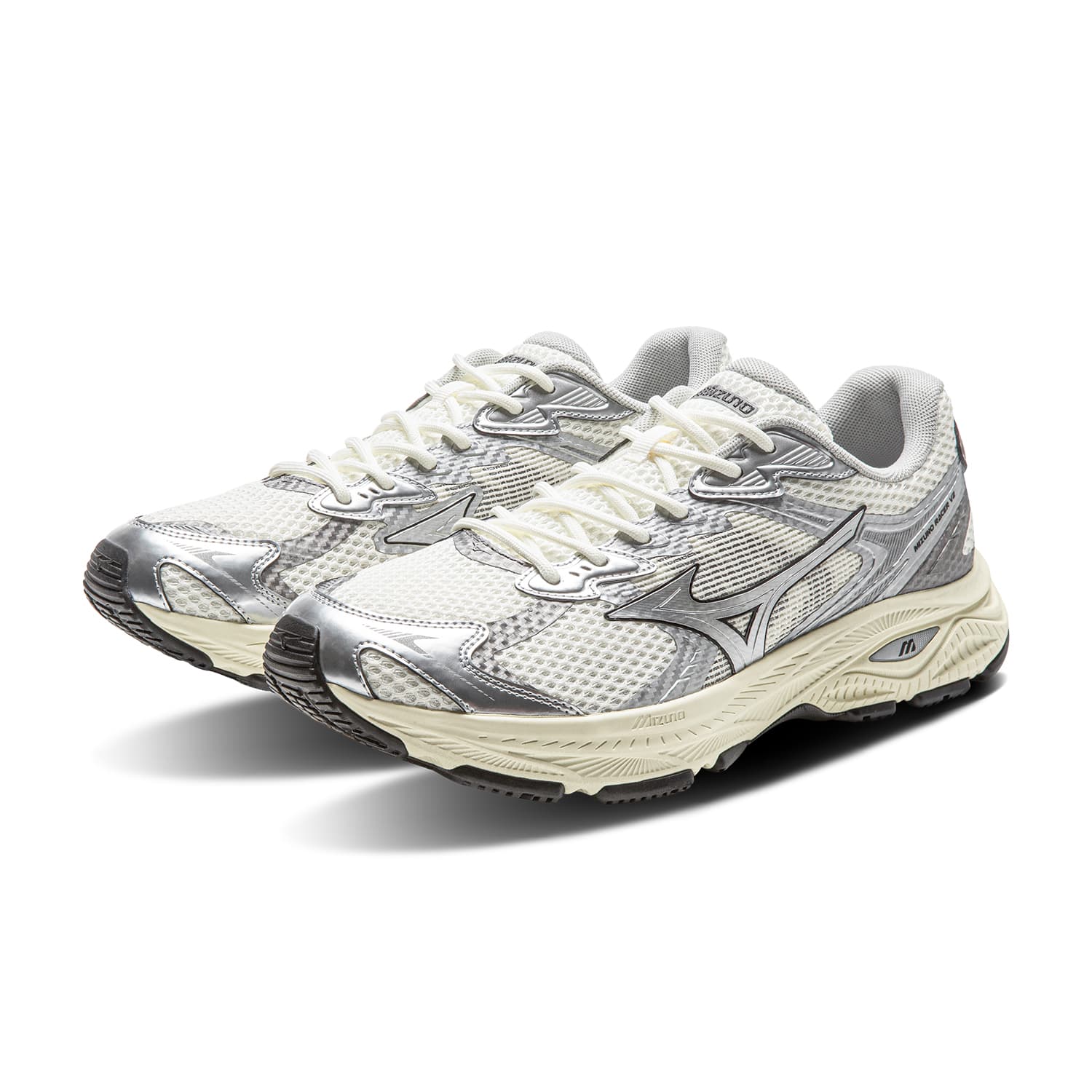 Кроссовки для бега Mizuno RACER V2 Текстиль Синтетическая кожа Амортизация Устойчивость к истиранию Дышащий Легкий - изображение 3