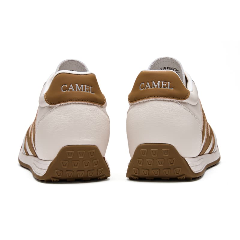 Кроссовки CAMEL Универсальный винтаж Удобный мягкий отскок Классические белые кроссовки с плоской подошвой Мужские - изображение 4