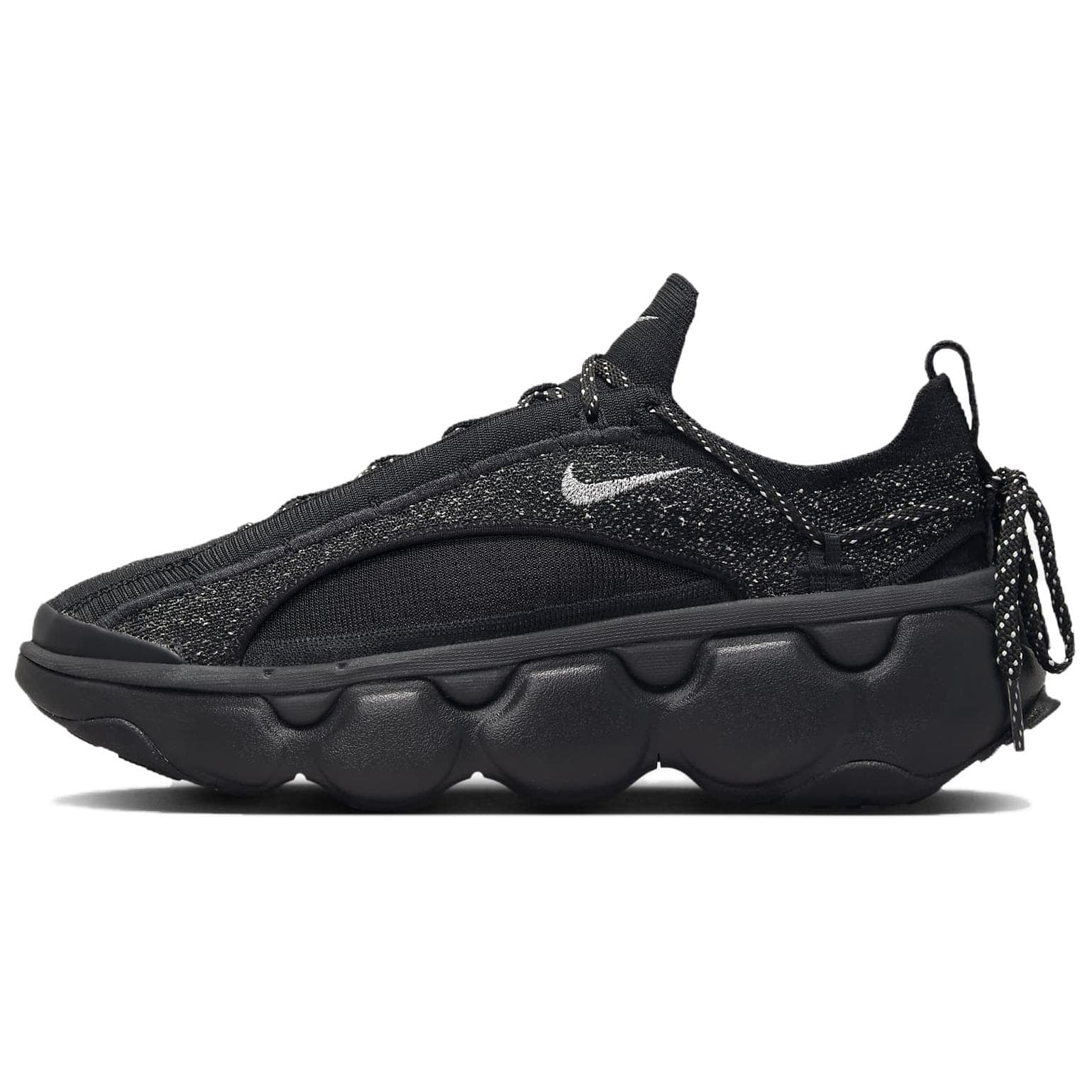 Кроссовки NIKE FLYKNIT BLOOM Low Топ Повседневная обувь Женские Черный - изображение 1