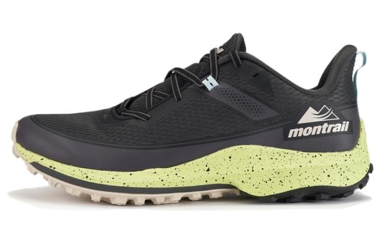Кроссовки для бега Columbia Montrail Ткань противоскользящая дышащая и легкая низкие беговые кроссовки мужские серо-зеленые - изображение 1