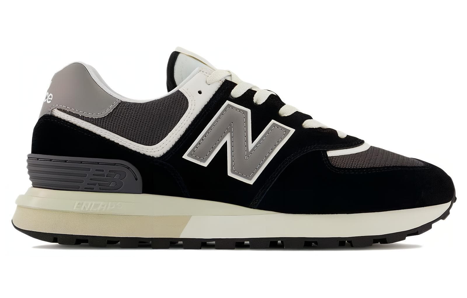 Кроссовки для бега New Balance 574 Black Grey - изображение 2