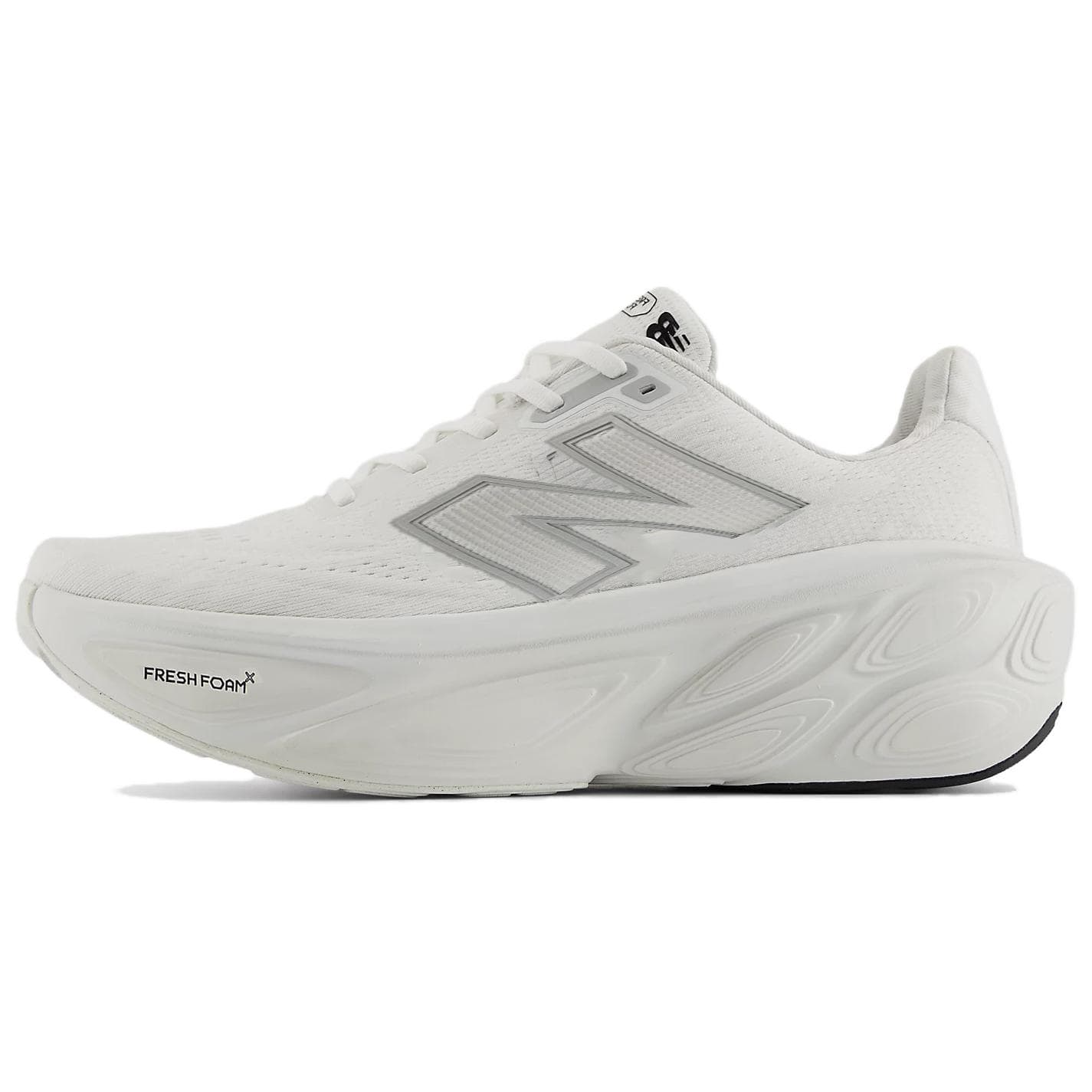 Кроссовки для бега New Balance NB Fresh Foam X More V5 Дышащие Низкие Беговые Кроссовки Мужские Белые Серые - изображение 1