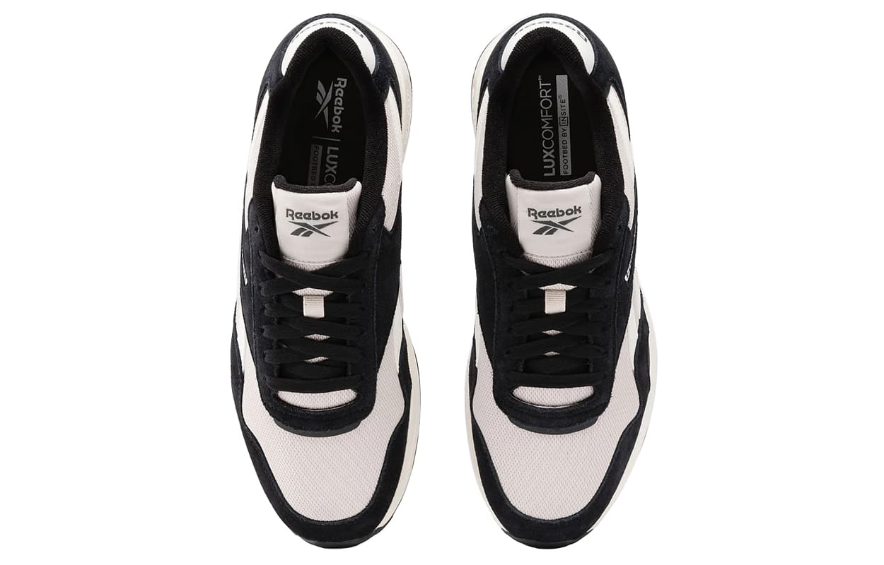 Кроссовки для бега REEBOK Low Топ Беговые кроссовки Унисекс Черный белый - изображение 4