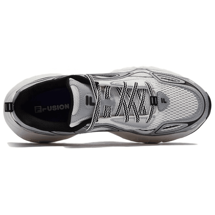 Кроссовки для бега FILA FUSION CRED Navigator Низкие Беговые Кроссовки Мужские Серебристо-Серые - изображение 4