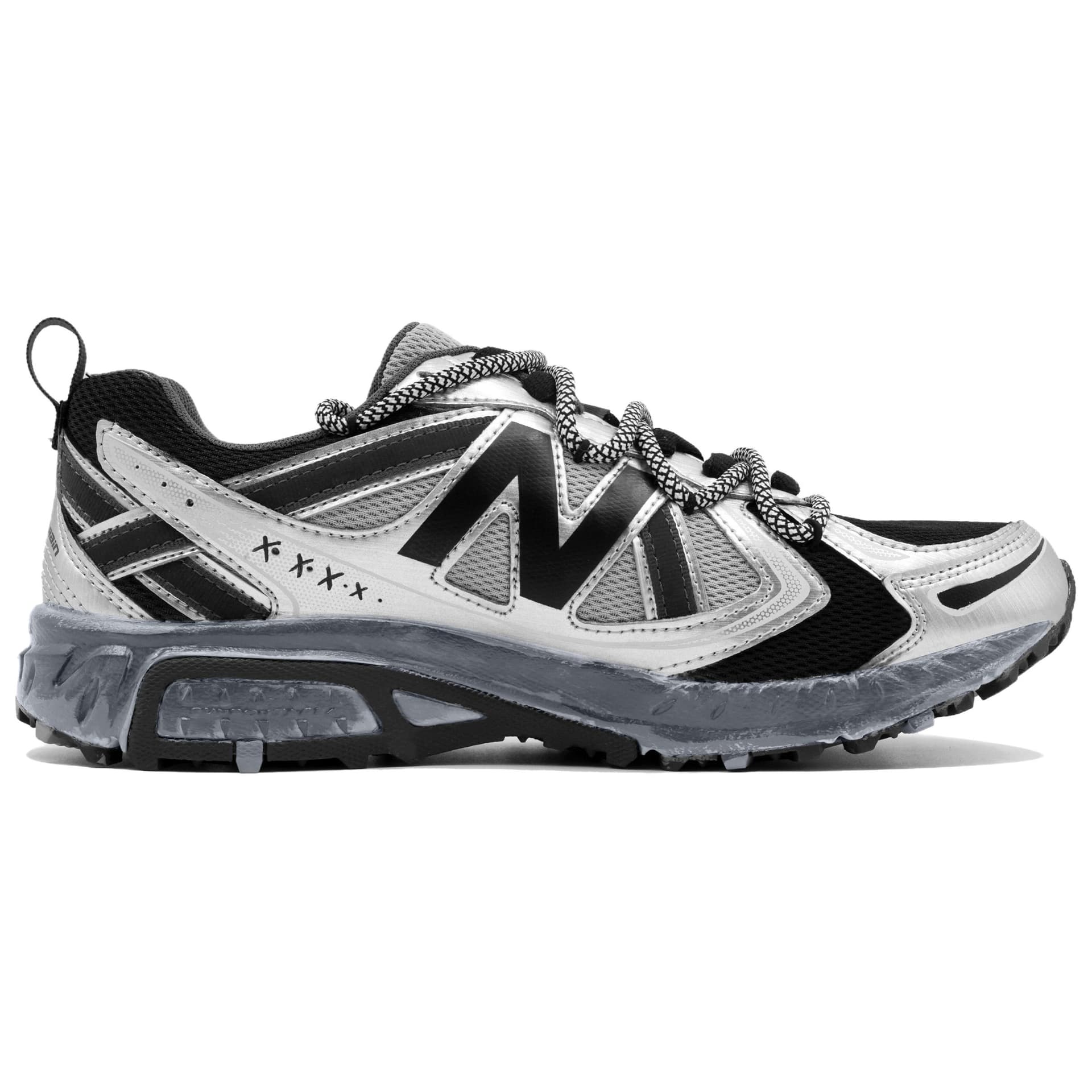 Кроссовки для бега New Balance 410 V5 Silver Black - изображение 3