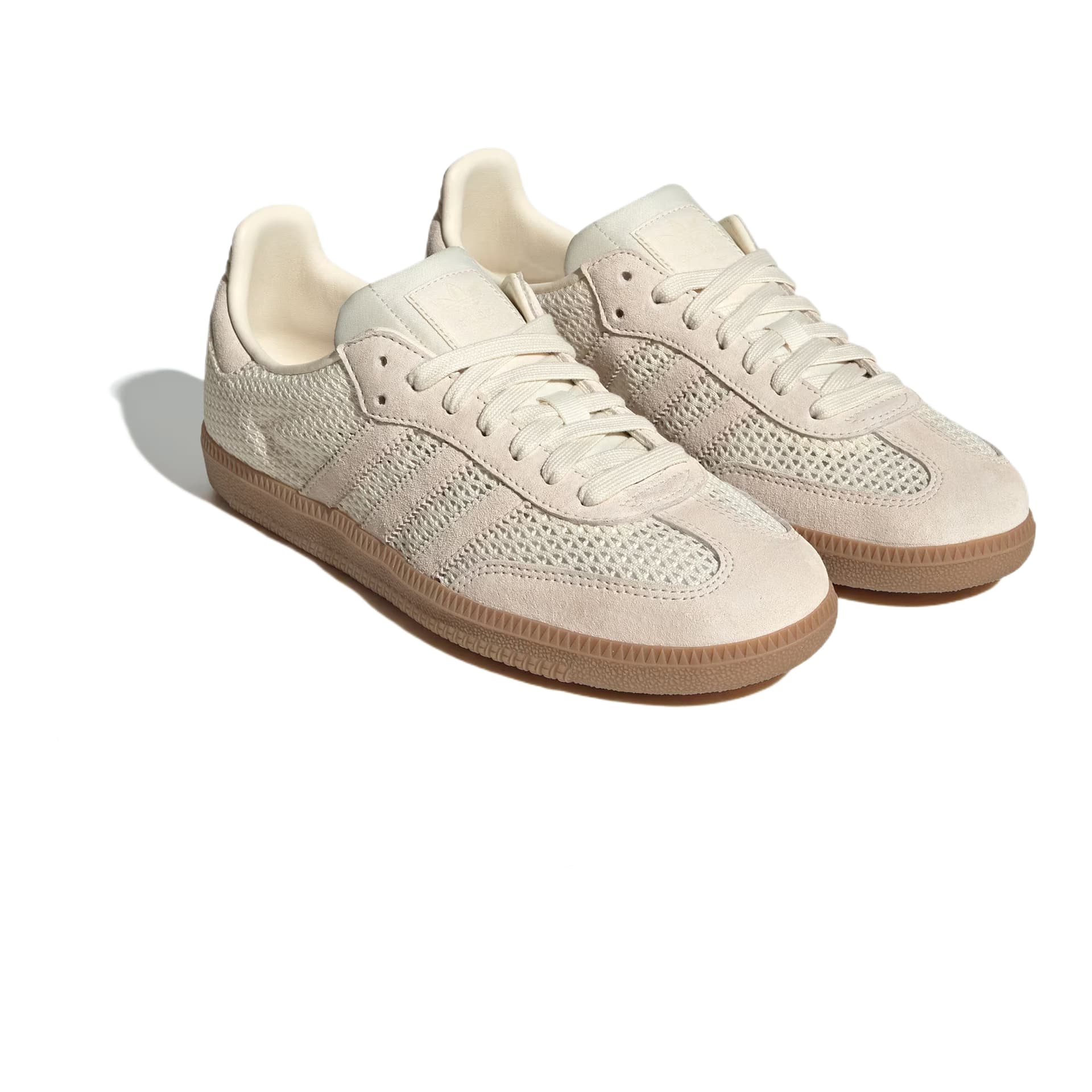 Кроссовки Adidas Originals Samba OG Low Топ Немецкие армейские кроссовки Женские Белый Желтый - изображение 3