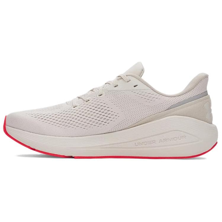 Кроссовки для бега Under Armour Sonic 7 Ткань Низкие Беговые Кроссовки Мужские Бежевые - изображение 2