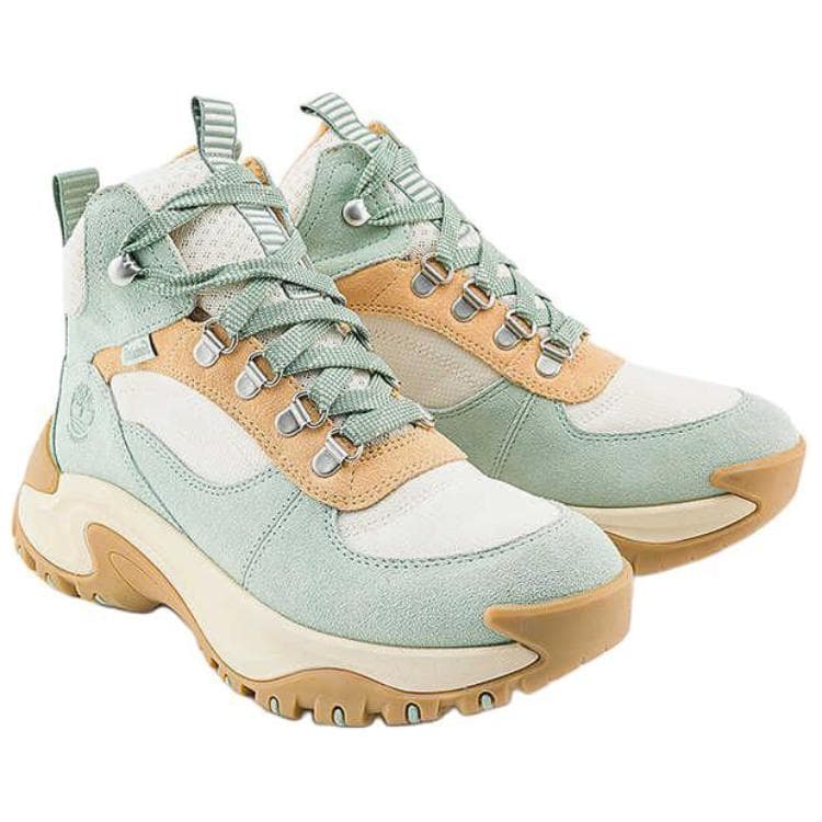 Ботинки уличные Timberland Износостойкий противоскользящий удобный длина до щиколотки для активного отдыха женский зеленый - изображение 2